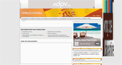 Desktop Screenshot of papelesespana.com